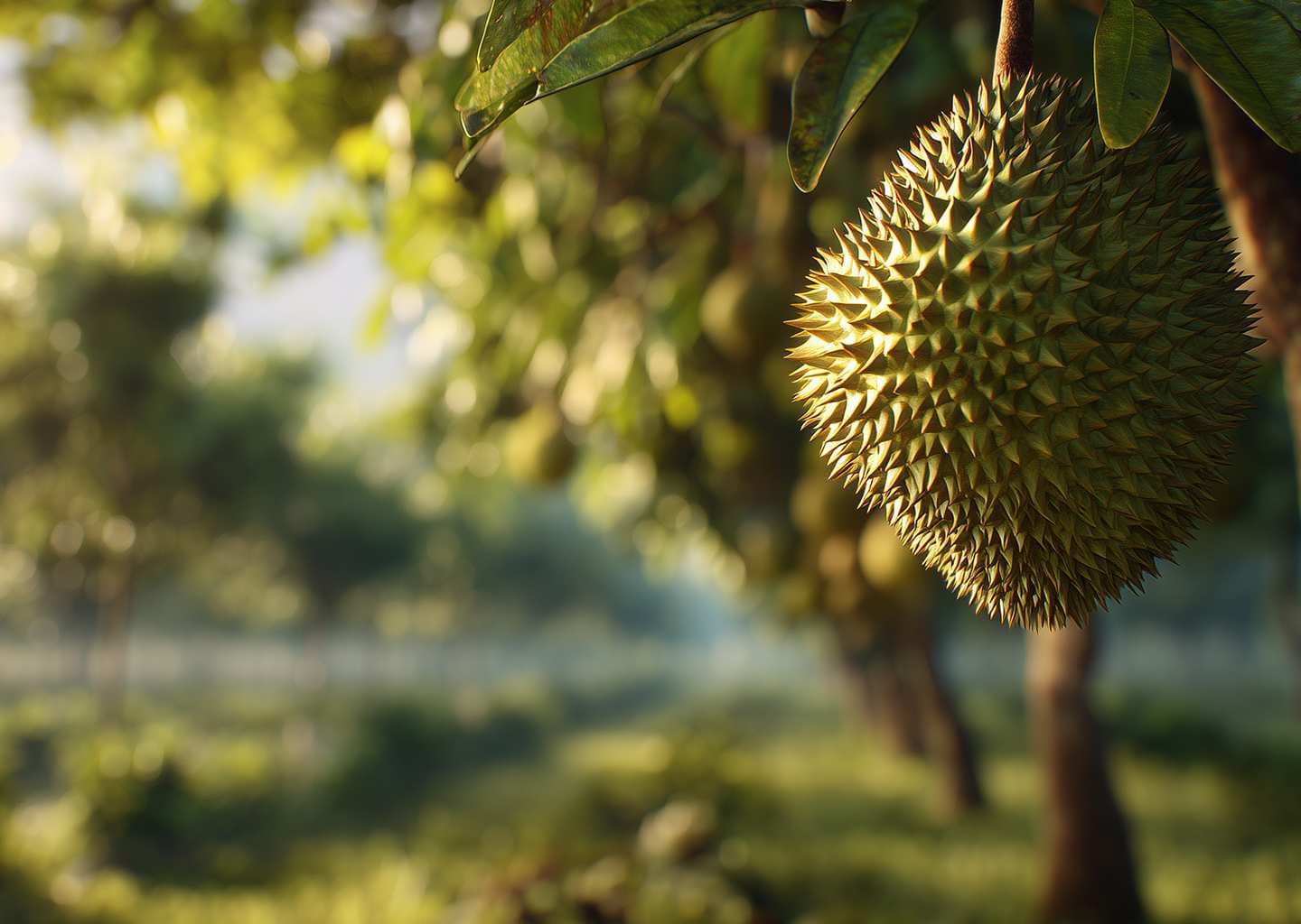 Durian Plantation Background